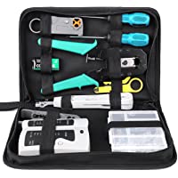 Los mejores  - FIXKIT Kit de Herramientas de Reparación de Red Comprobador de Cable de Red para Profesionales de Mantenimiento de…